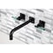 Kingston Brass KS6020CKL Wall Mount Tub Faucet, Matte Black KS6020CKL - alternate 3